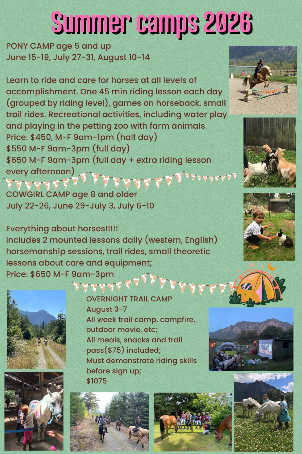 Summer camp at Rosebud Equestrian